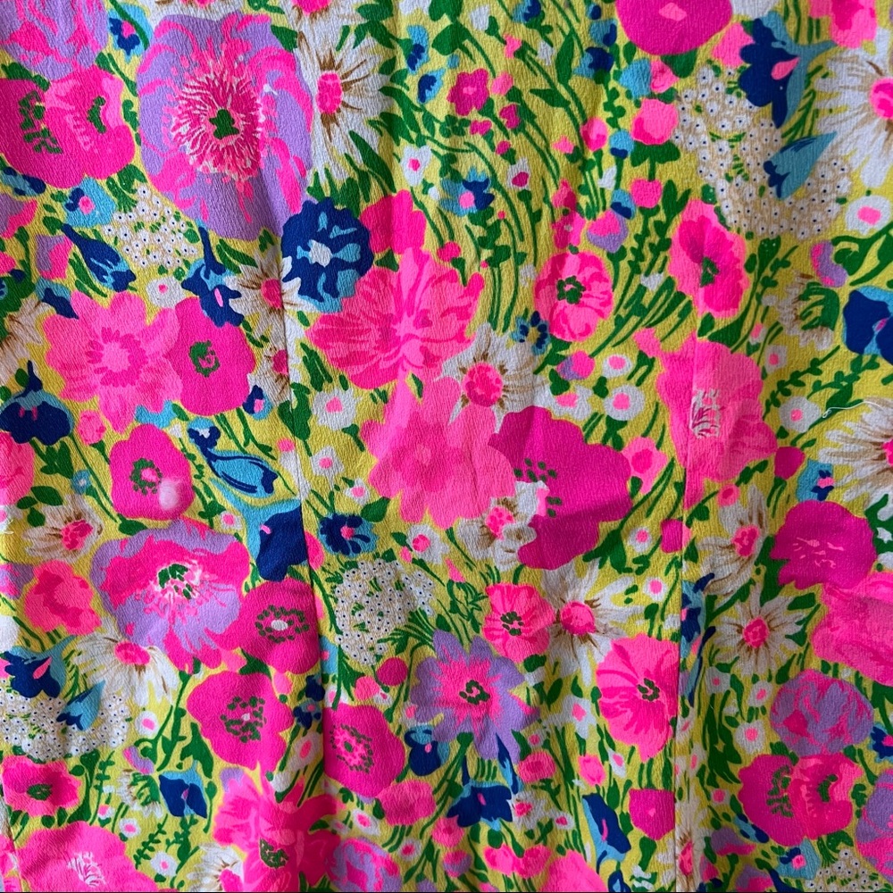 Vintage 1960 Handmade Mod Shift Short Sleeve Flow… - image 3